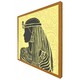 image 5 of Egyptian women on yellow (Picture Frame) White | L
