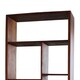 image 3 of Camille Retro Multi shelf bookcase with 2 Doors Brown