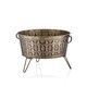 image 1 of Prizma Collection Foldable Gold Plant Pot - 45 cm (H) x 43 cm (Dia)