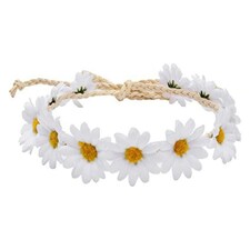 Bristol Novelty Daisy Headband - White - One Size One Size