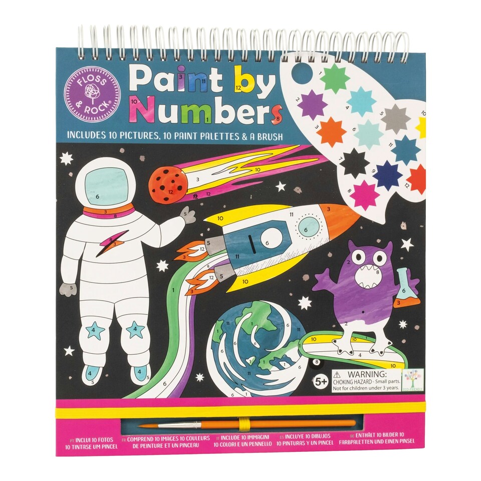 image 1 of Floss & Rock Paint by Numbers Set - Space | Multi | 1