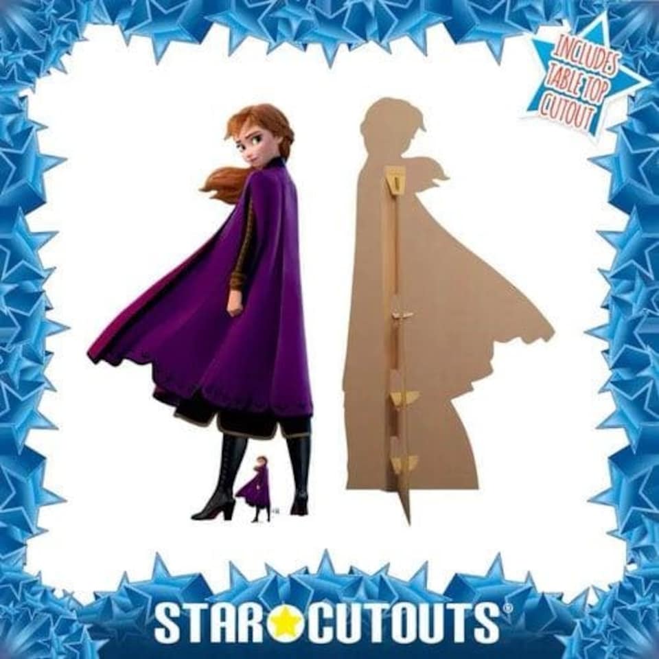 image 1 of Anna Frozen 2 Disney Princess Lifesize Cardboard Cutout 169cm