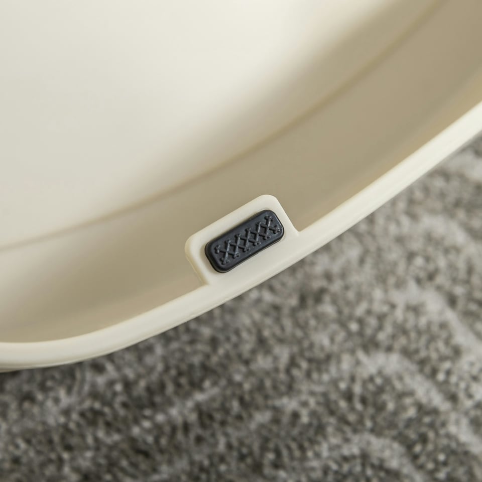 image 1 of PawHut Foldable Pet Stairs 3 Steps with Non-slip Mats for Small Dogs, Cream