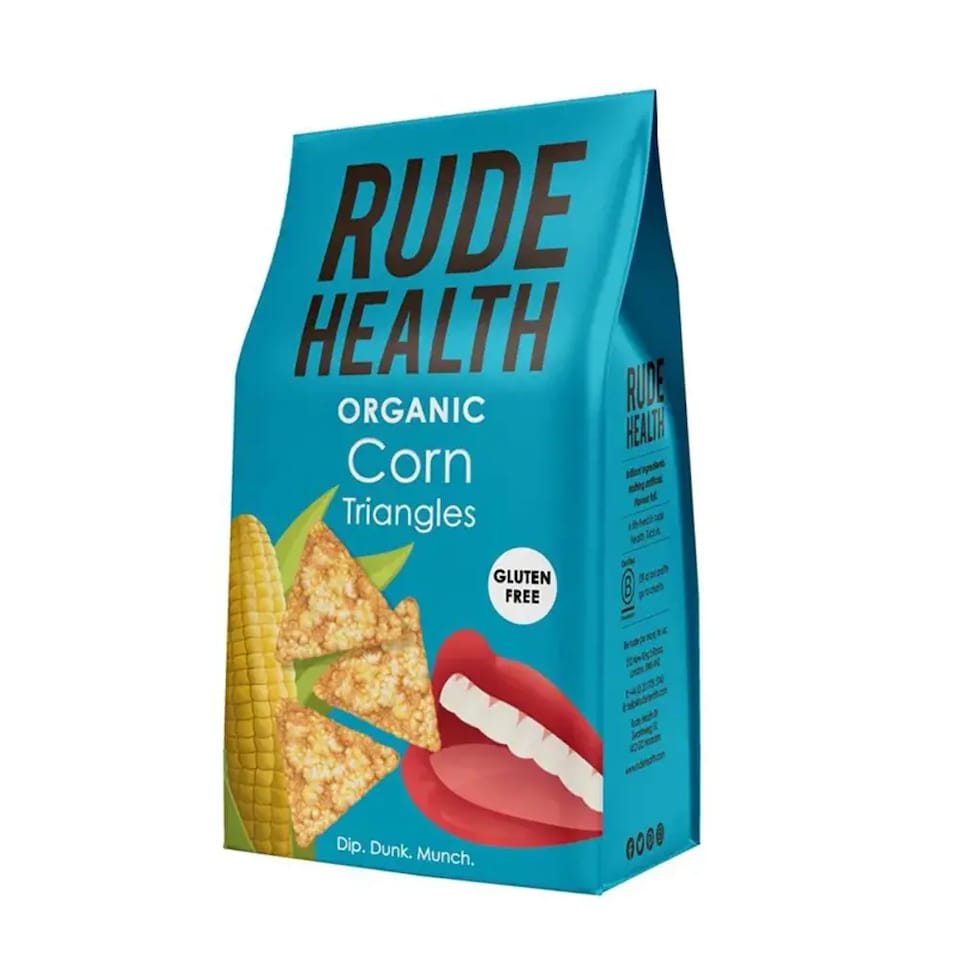 Organic Corn Triangles 100g (Rude Health)