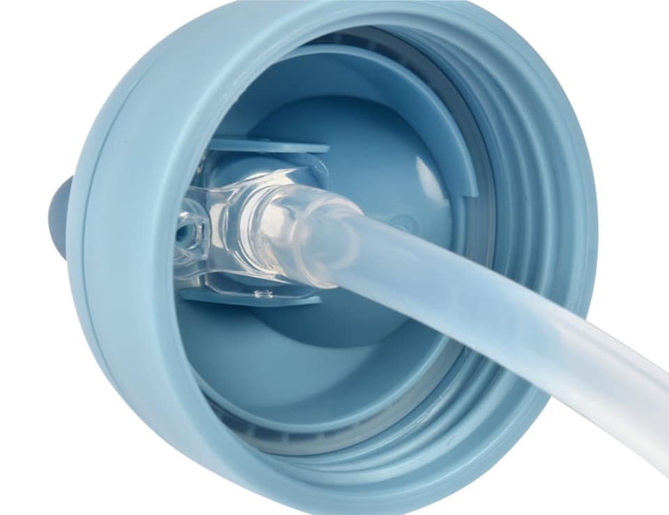 image 1 of Béaba Tritan Straw Cup Blue 300ml