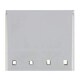 image 1 of 90cm Light Grey Square Eyelet Edge Roller Blind