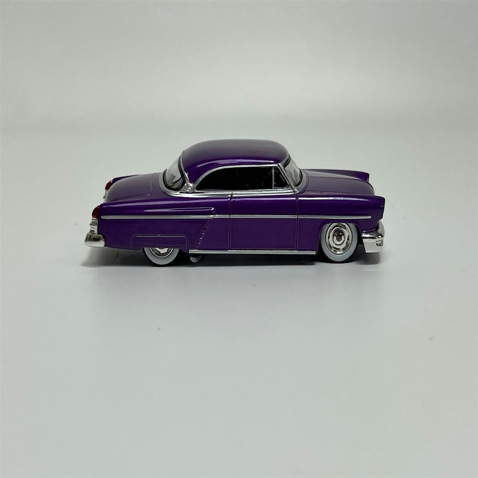 image 1 of Lincoln Capri Hot Rod 1954 Purple Metallic LHD 1:64 Scale MGT00757L