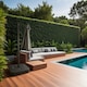 image 7 of Cantilever Garden Parasol and Base 3.5m Diameter - Dark Grey Grey