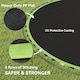 image 5 of SPORTNOW Trampoline Replacement Mat with Eight Rows of Stitching, Spring Pull Tool, 42 V-Hooks, for 8ft Trampoline, Using 14cm Springs, Trampoline Jumping Mat, Green | Green