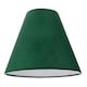 image 1 of 12 Inch Forest Green Cotton Coolie Lampshade Suitable for Table Lamp or Pendant | Green