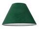 image 1 of 12 Inch Forest Green Cotton Coolie Lampshade Suitable for Table Lamp or Pendant | Green