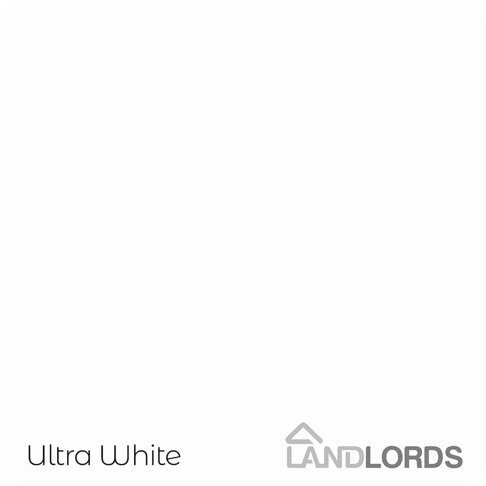 image 1 of Landlords Paint - Shed & Fence Paint - Best Durable Outdoor Wood Protection - Ultra White - 5L