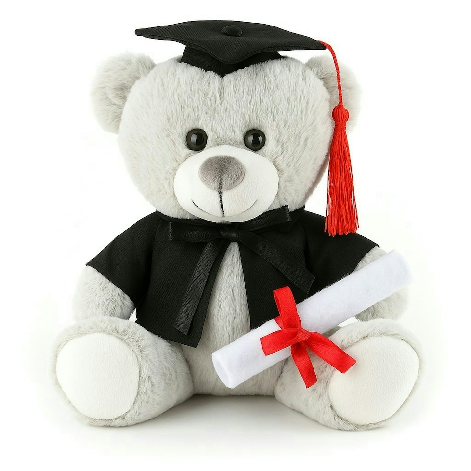 image 1 of 8-Inch Graduation Bear Plush Toy
