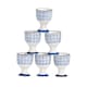 image 1 of Nicola Spring Hand-Printed Egg Cups - 5.5cm - Navy - Pack of 6