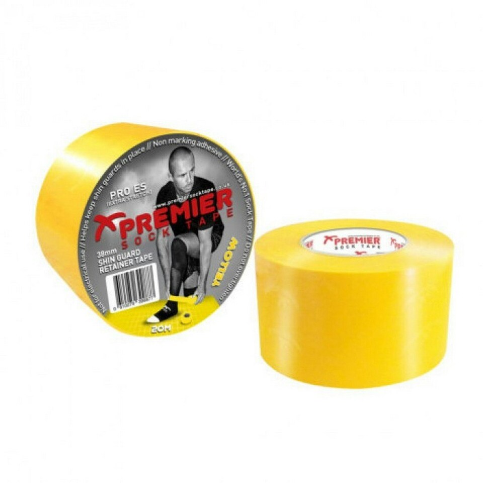 image 1 of Premier Shin Guard Tape - Yellow - One Size