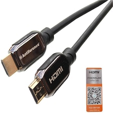 ANTIFERENCE - Premium 4K HDMI Lead with Ethernet, Male to Male, Gold Plated 1m