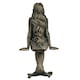 image 3 of 16" Mermaid Cast Iron Statue Figure Ornament Garden Water Pond Shelf Sitting