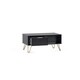 image 3 of Premium Matte Black Coffee Table | Black | Black