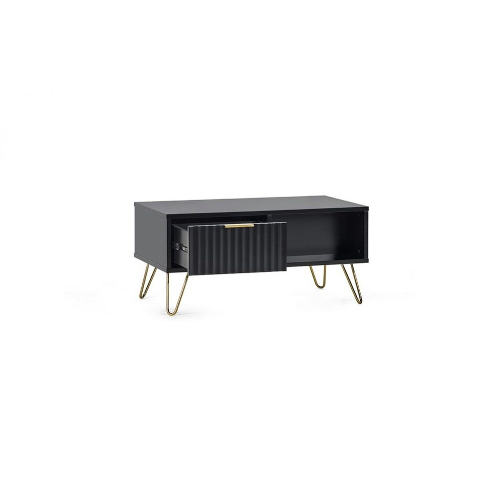 image 1 of Premium Matte Black Coffee Table | Black | Black