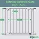 image 3 of Safetots SafeStep Gate, White, 68cm - 75cm, Extra Low Walkthrough, Pressure Fit Safety Gate, Baby Gate for Stairs and Doors