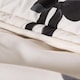 image 3 of OHS Bows 10.5 Tog Coverless Duvet with Pillowcase Bedding Set | White | Mono | Double