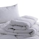image 1 of Belledorm Hotel Duck Plain Duvet - White - Single