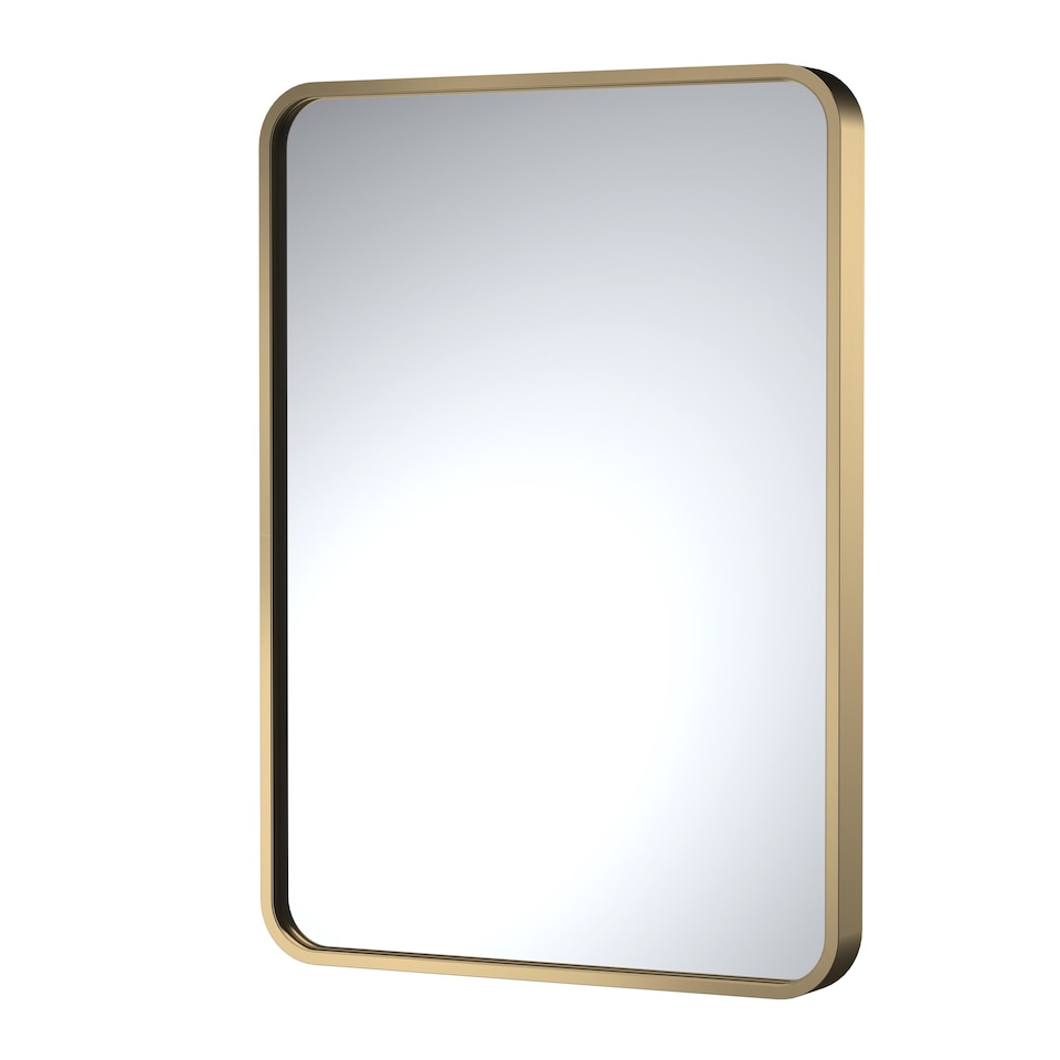 image 1 of Balterley Rectangular Bathroom Mirror Durable Brass