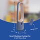 image 2 of Russell Hobbs Bladeless Cooling Fan with Smart Life App & Wifi Opulence RHBLDLC25BLSM