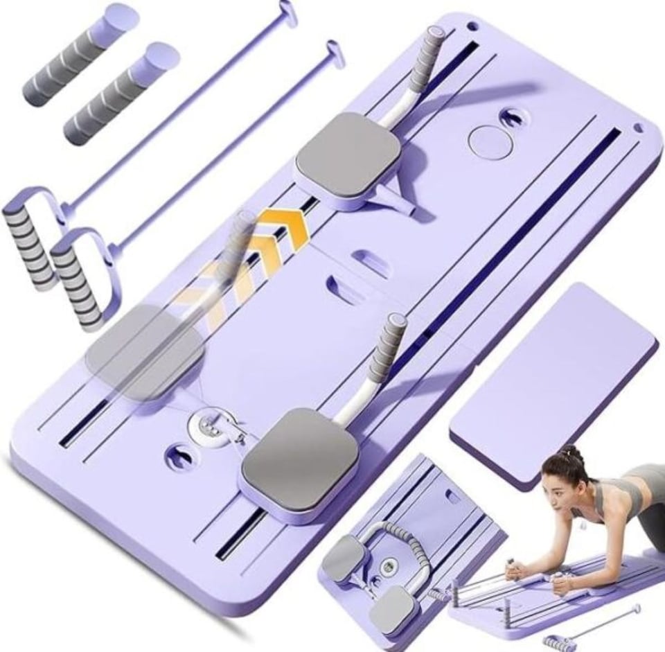 image 1 of Explosive Multifunctional Foldable Workout Home Fitness Board | Purple | Purple