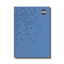 Rhino A5 192 Page Blue 8mm Lined Casebound Book