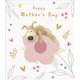 image 4 of Cute Boofle On Beautiful Pink Flower Mother's Day Card