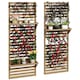 image 1 of Outsunny Wall Mounted Plant Stands Set of 2 with Shelves and Slatted Trellis