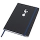 image 1 of Tottenham Hotspur FC Classic Crest Notebook - Black/Navy Blue - One Size