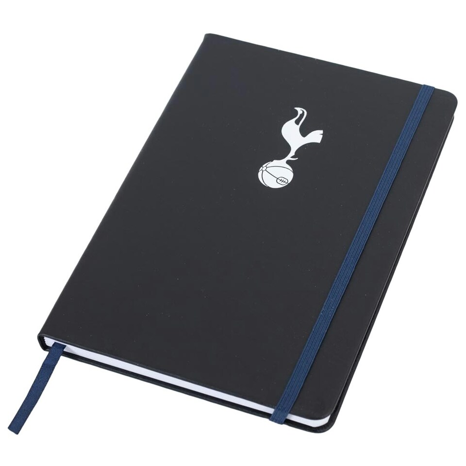 image 1 of Tottenham Hotspur FC Classic Crest Notebook - Black/Navy Blue - One Size