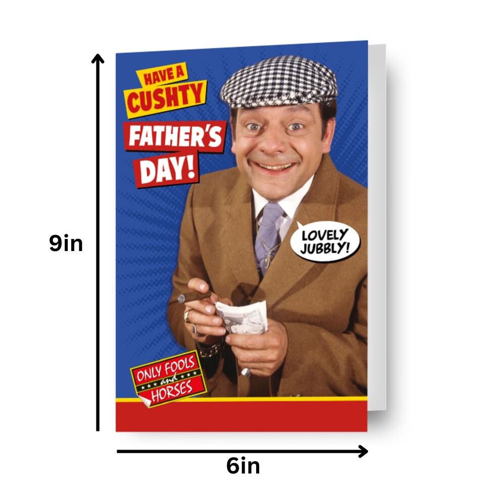 image 1 of Only Fools and Horses 'Cushty' Father's Day Card