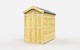image 1 of 4 x 8 Feet Apex Shed - Double Door Without Windows - Wood - L243 x W118 x H217 cm | Brown