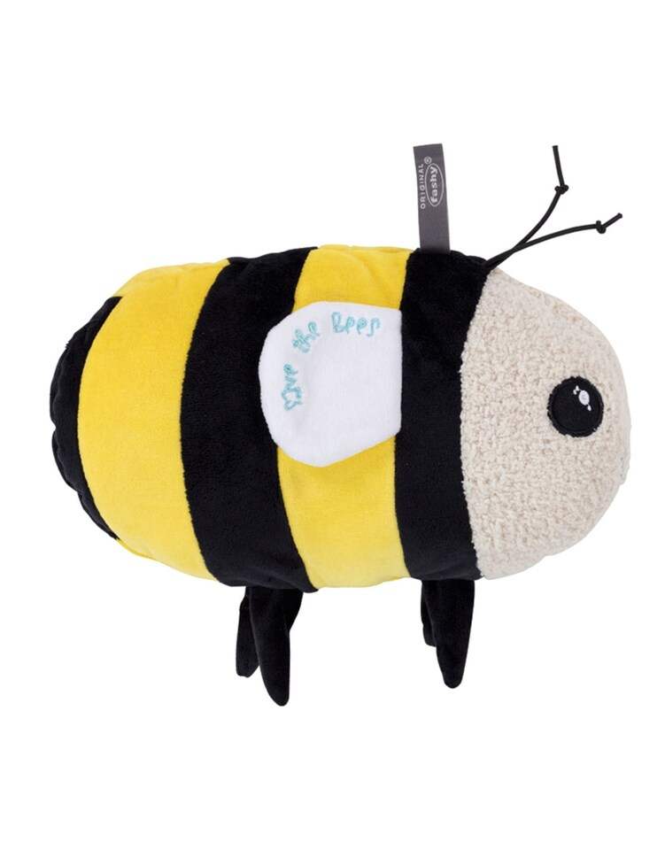 Fashy 0.8 Litre Cuddly Hot Water Bottle with Bee Cover