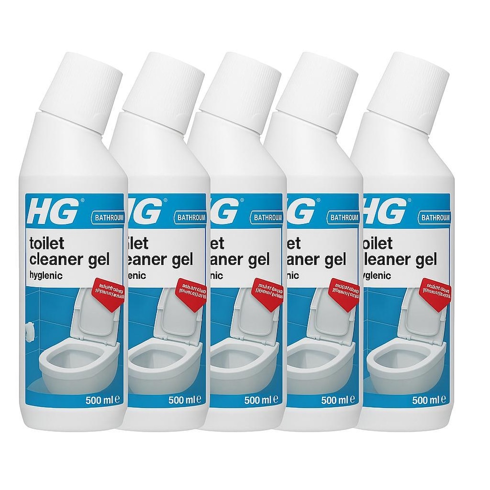 HG toilet cleaner gel hygienic - 5PK