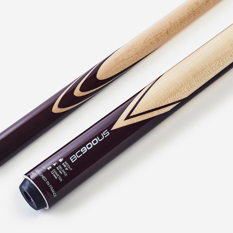 image 1 of Decathlon Two-Piece Half-Jointed Pool Cue 13 mm BC 900 US