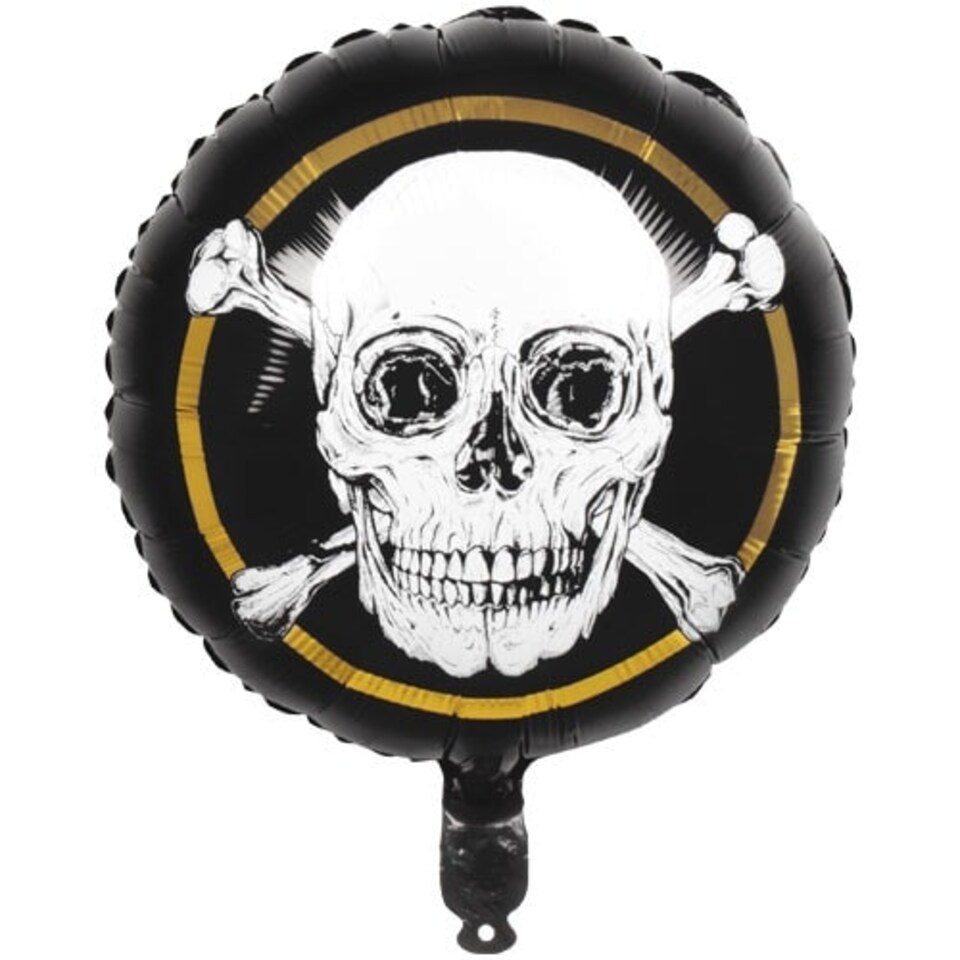 Pirates Gold Round Foil Helium Balloon 45cm / 18 in