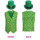 image 5 of Irish Pick Me Up Costume with Waistcoat & Top Hat Green | S