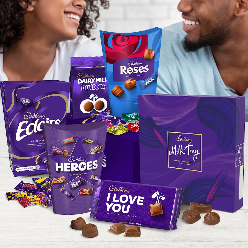 image 1 of Cadbury "I Love You" Chocolate Sharing Hamper