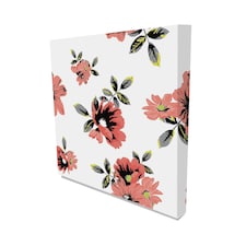 Seamless floral (Canvas Print) 45cm x 45cm