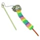 image 4 of Cat Kitten Catnip Filled Moody Moggy Rainbow Teaser Interactive Chaser Play Toy