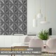 image 6 of NOVECRAFTO 3D Wall Panels – Quilted Fold Design – 6 PVC Sheets – 1.5m² (16.15sqft) – 50x50cm Decorative Interior Wall Cladding Panels Silver