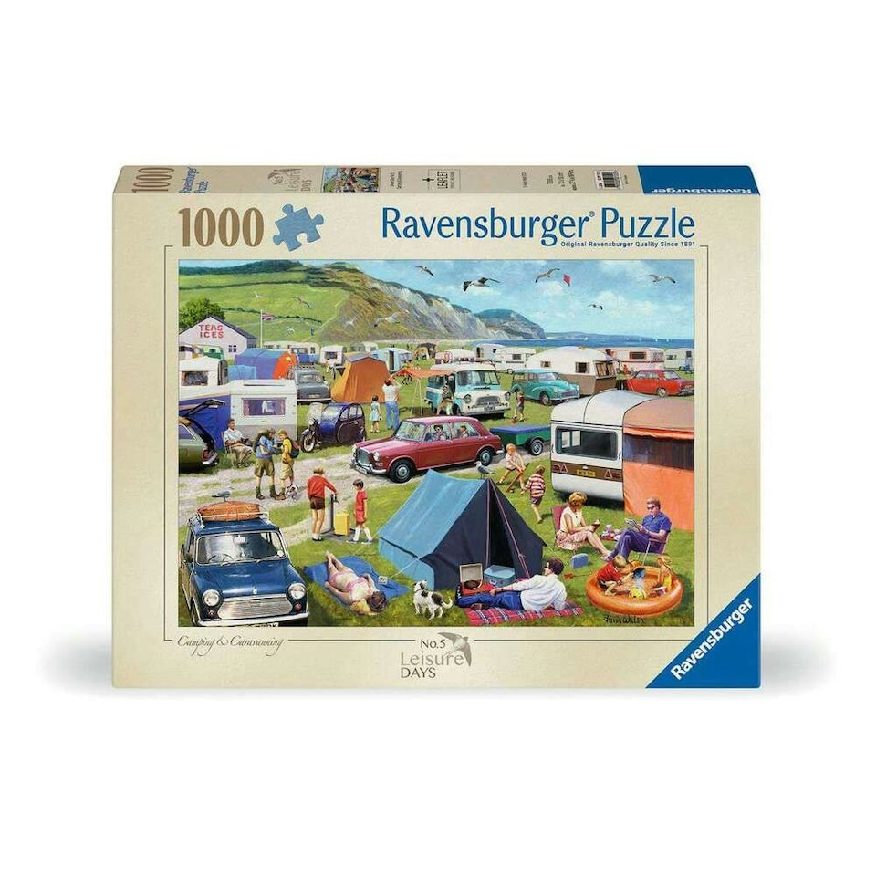 image 1 of Ravensburger Leisure Days No.5 Camping & Caravanning 1000 Piece Jigsaw Puzzle