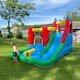 image 8 of Outsunny Kids Bouncy Castle w/ Slide Water Pool Climbing Wall & Trampoline | Multi | Blue, Yellow, Green, Red | 208H x 323L x 236Wcm