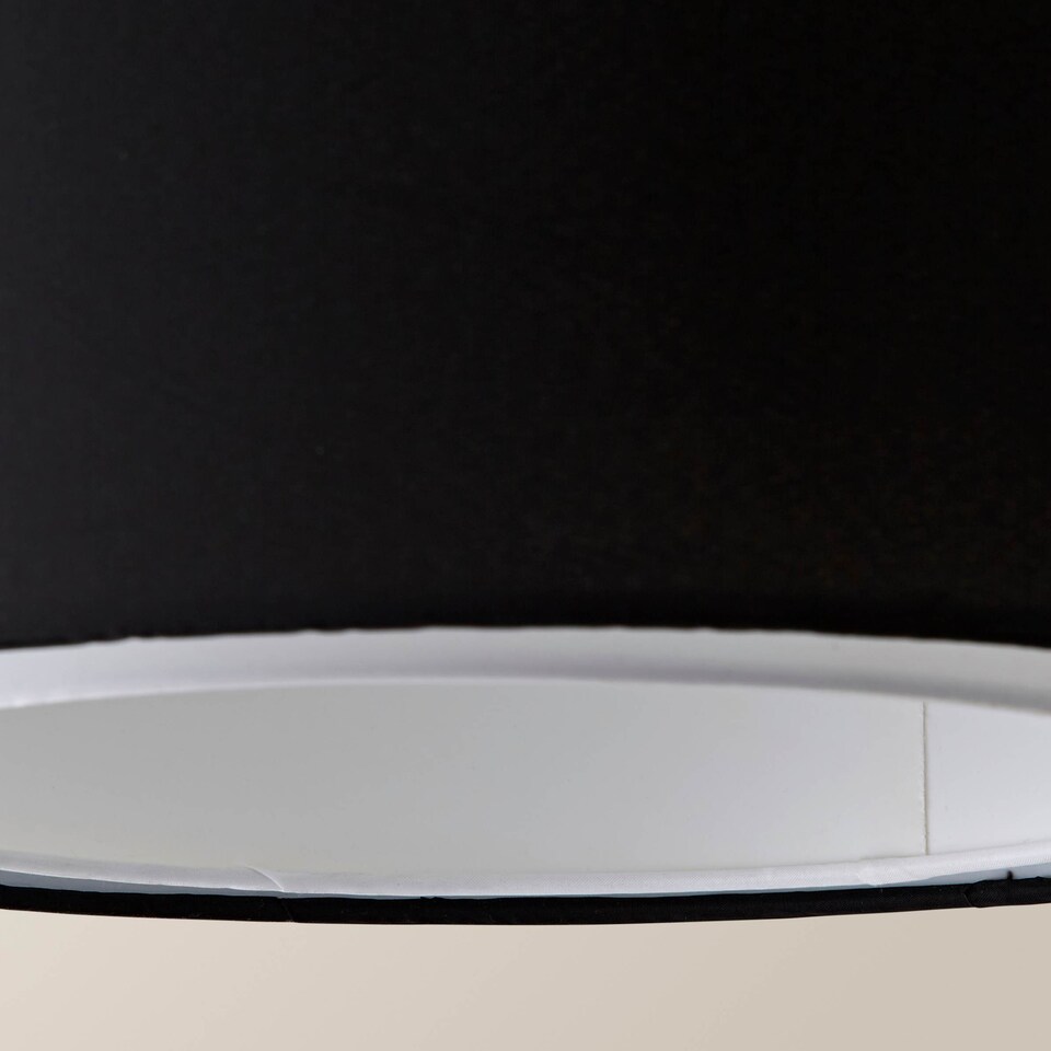 image 1 of ValueLights Sophia Large Black 2 Tier Ceiling Light Shade | Black