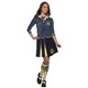 image 2 of Harry Potter Girls Hufflepuff Costume Skirt - Black/Yellow/Grey - One Size One Size