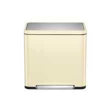 X Cube Recycling Bin 20+20L | Cream | Cream | 40L